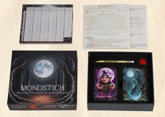 COMING SOON: Mondstich mit 24 Sonderkarten + Mondwürfel zur Bestimmung der Mondphase